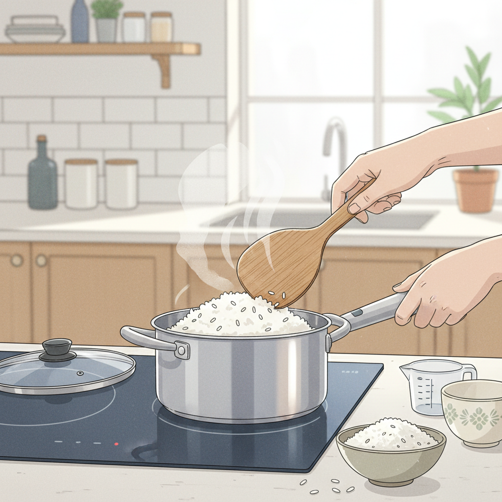 як варити рис — иллюстрация к статье «як варити рис»